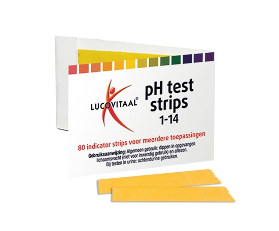 LUCOVITAAL ZUUR BASE PH STRIPS 80